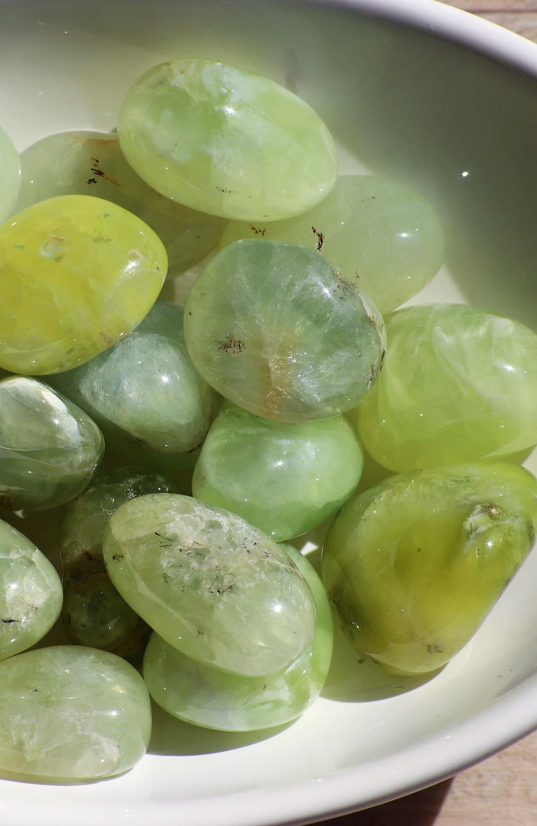 Prehnite Tumbled Stone